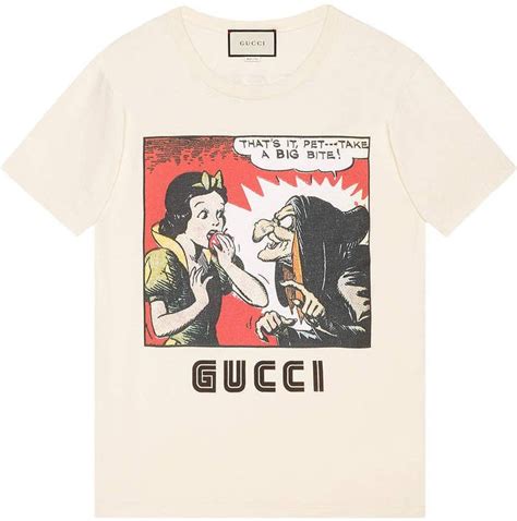 Gucci Snow White and witch print T